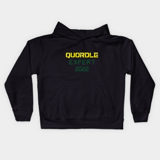 Quordle Expert 2022 Kids Hoodie